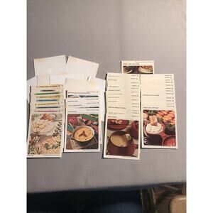 Betty Crocker Recipe Card Library 1971 Fondues Divider Card Snacks Replacements